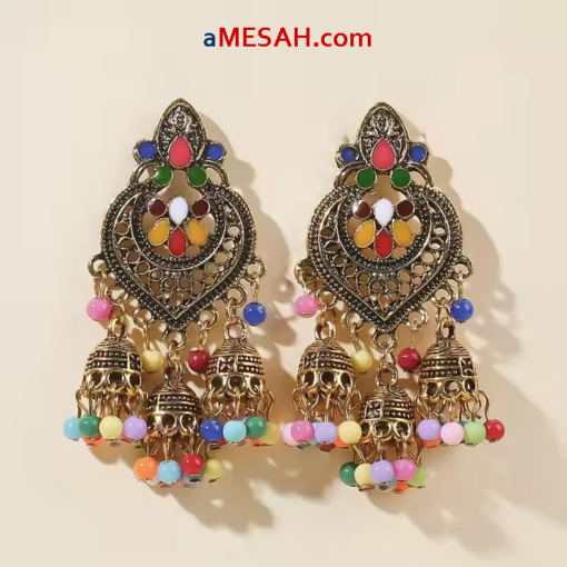 Tassel Earrings Bohemian Alloy, ETH25006 - Image 5