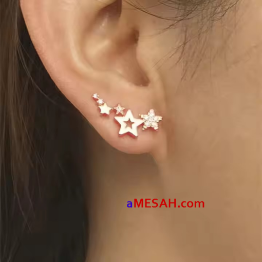 Stylish Star Women Drop Earrings, ETH25003