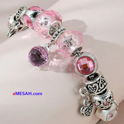 Crystal Glass Bead Bracelet for Women - Image 2