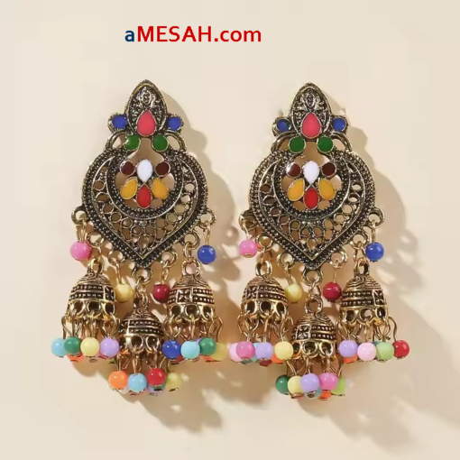 Tassel Earrings Bohemian Alloy, ETH25006 - Image 7