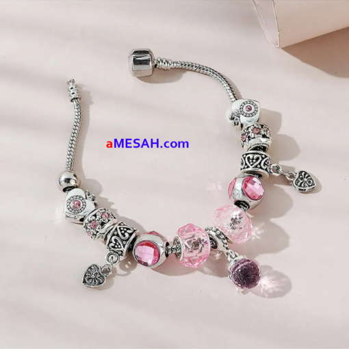 Crystal Glass Bead Bracelet for Women - Image 4