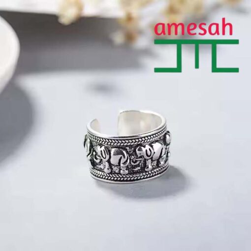  Bohemian Elephant Antique Ring  - Image 2