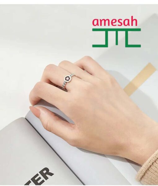 Star Retro Braided Ring  - Image 3
