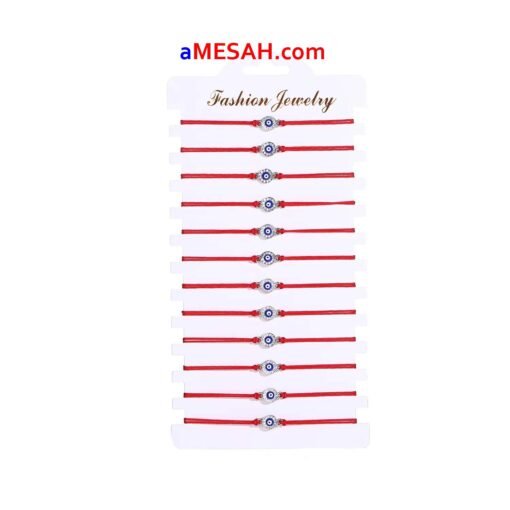  Fashion Charm Turkish Eye Red String Bracelet  - Image 4