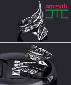 Bohemian Feather Antique Ring