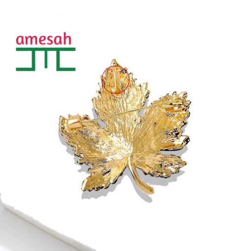 Maple Leaf Brooch Pins - Image 3