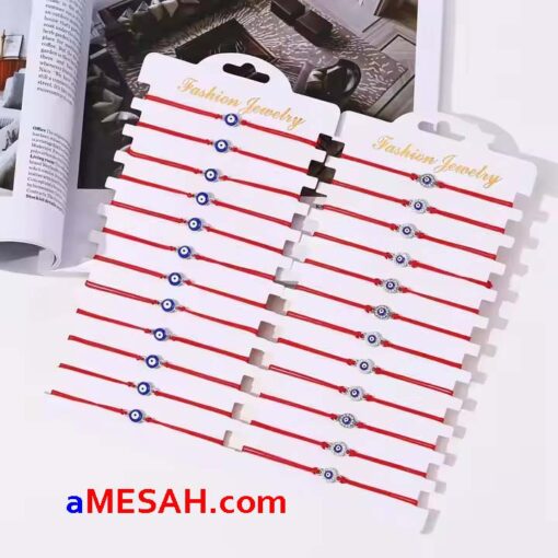  Fashion Charm Turkish Eye Red String Bracelet  - Image 3