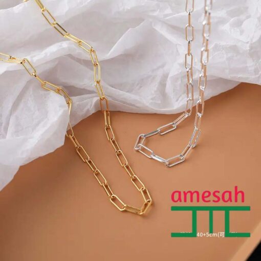 chain  Golden Necklace for Women - Image 3