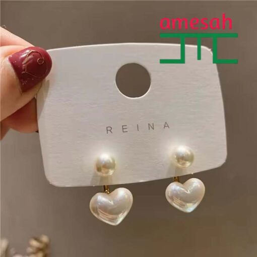 Heart Hoop Earrings For Women - Image 9