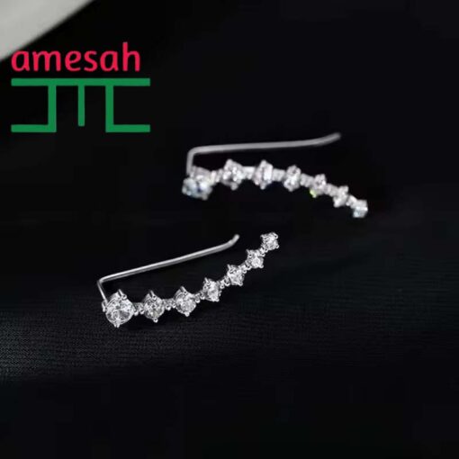 Climbing Earrings for Women Exquisite  Crystal Statement - Image 3