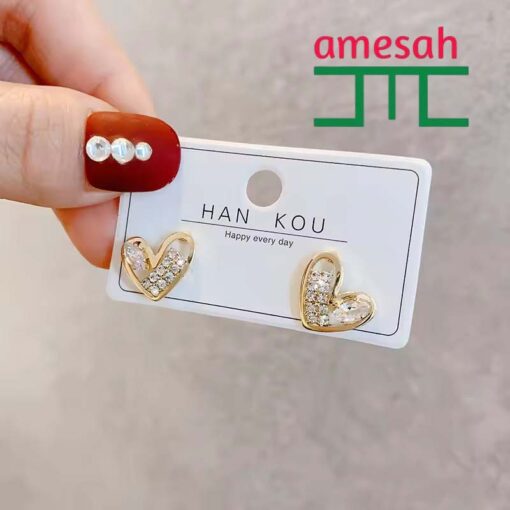 Heart Hoop Earrings For Women - Image 19