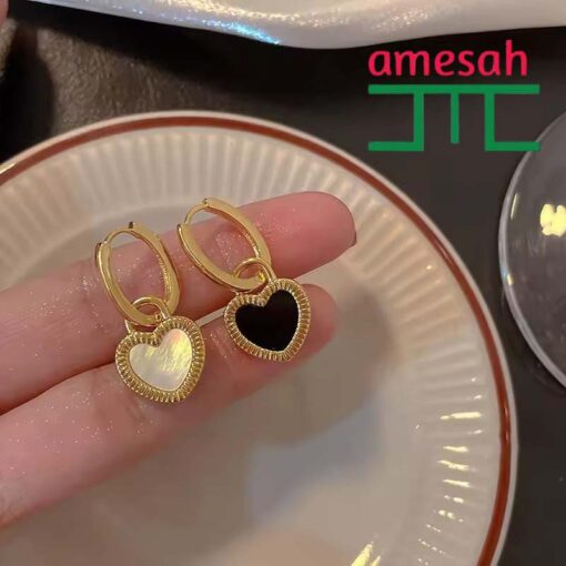 Heart Hoop Earrings For Women - Image 20